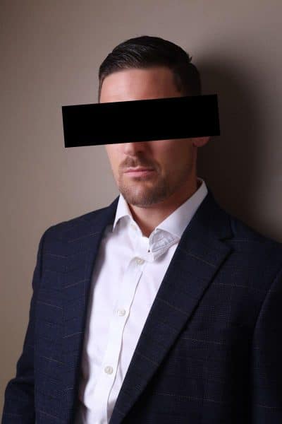 An image in Finn's male escort portfolio