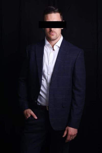 An image in Finn's male escort portfolio