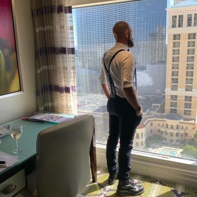 An image in Mr X's male escort portfolio