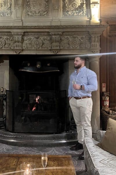 An image in Ethan's male escort portfolio