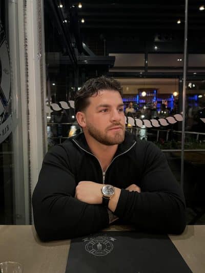 An image in Ethan's male escort portfolio