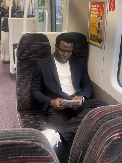 An image in Miguel's male escort portfolio