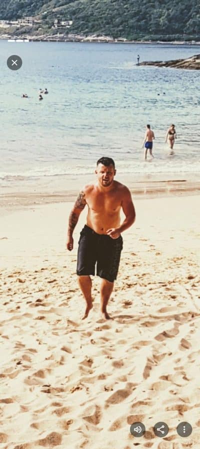 An image in Ross's male escort portfolio