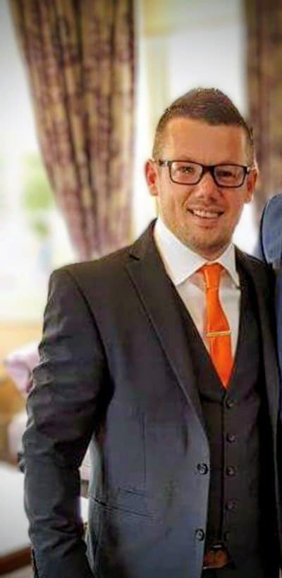 An image in Ross's male escort portfolio