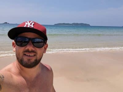 An image in Ross's male escort portfolio