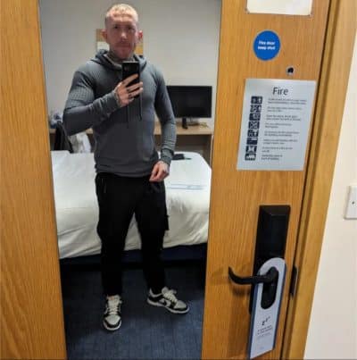 An image in Shaun's male escort portfolio