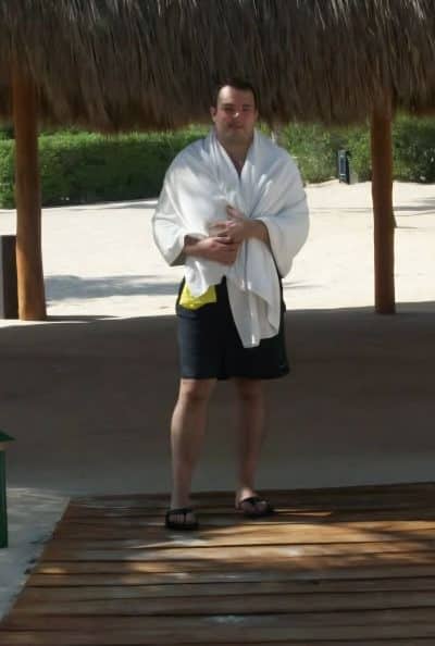 An image in Thomas's male escort portfolio