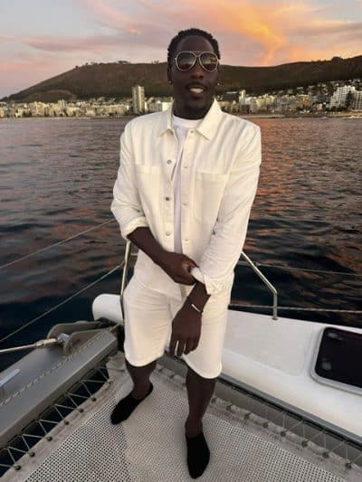 An image in Aaron's male escort portfolio