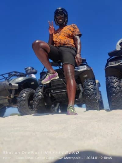 An image in Aaron's male escort portfolio