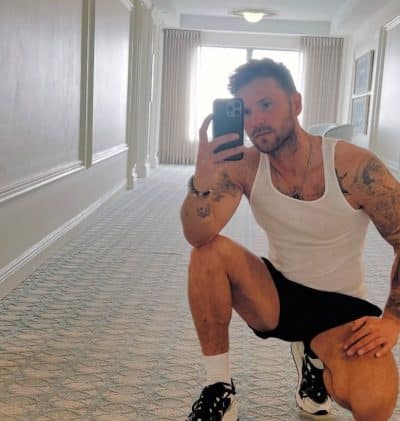 An image in Arthur's male escort portfolio