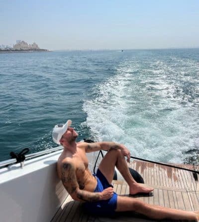 An image in Arthur's male escort portfolio