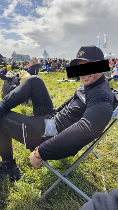 An image in Brett's male escort portfolio