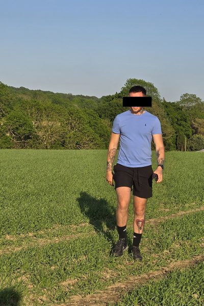 An image in Brett's male escort portfolio