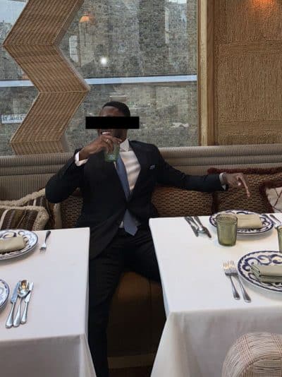 An image in Jonathan's male escort portfolio