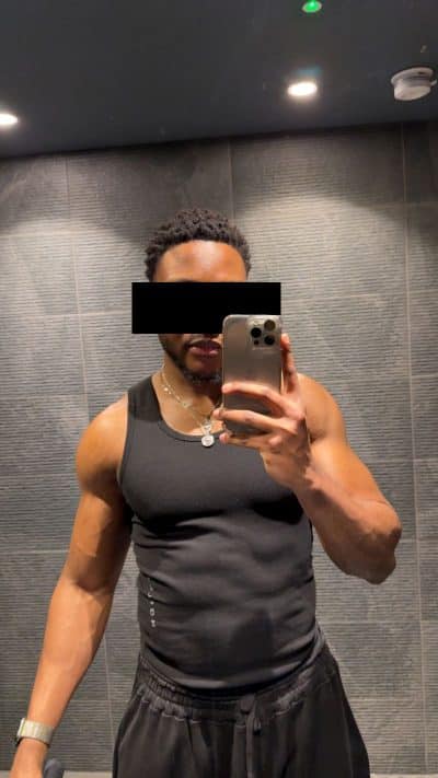 An image in Jonathan's male escort portfolio