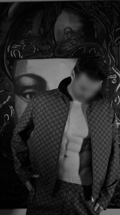 An image in Lloyd's male escort portfolio