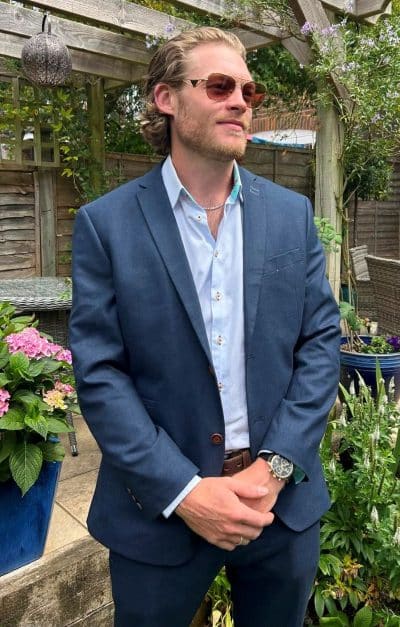 An image in Edward's male escort portfolio