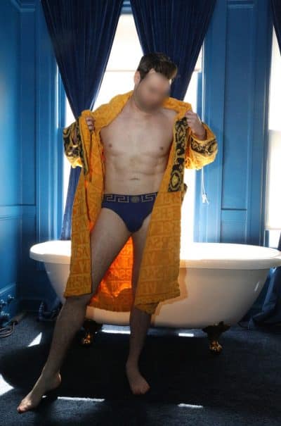 An image in Lloyd's male escort portfolio