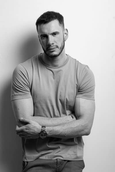 An image in Apollo's male escort portfolio