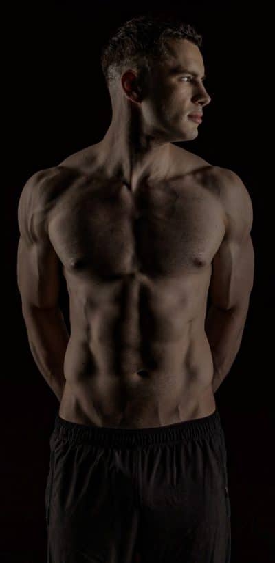 An image in Apollo's male escort portfolio