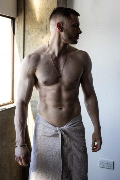 An image in Apollo's male escort portfolio