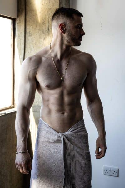 An image in Apollo's male escort portfolio