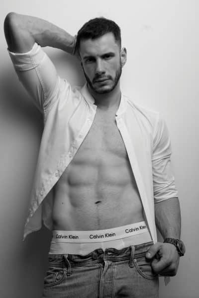 An image in Apollo's male escort portfolio