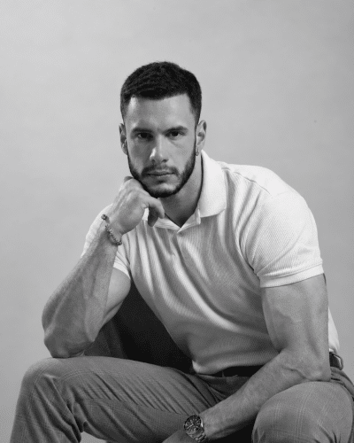 An image in Apollo's male escort portfolio