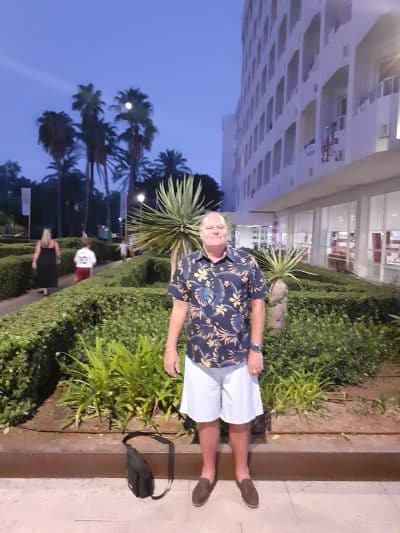 An image in Glynn's male escort portfolio