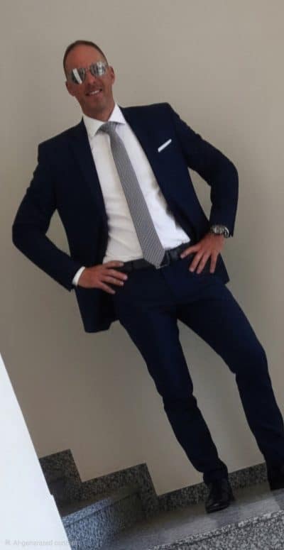 An image in Iain's male escort portfolio