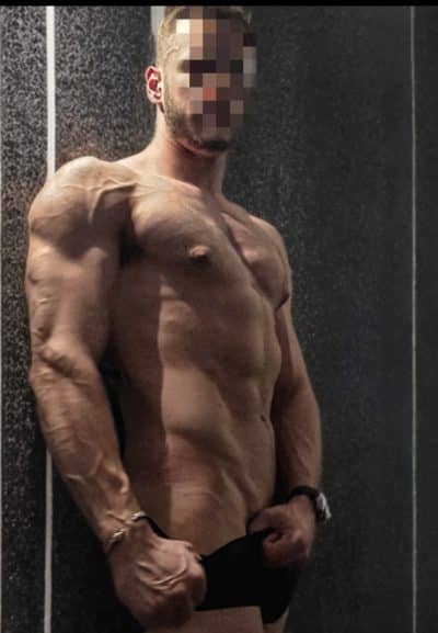 An image in Apollo's male escort portfolio