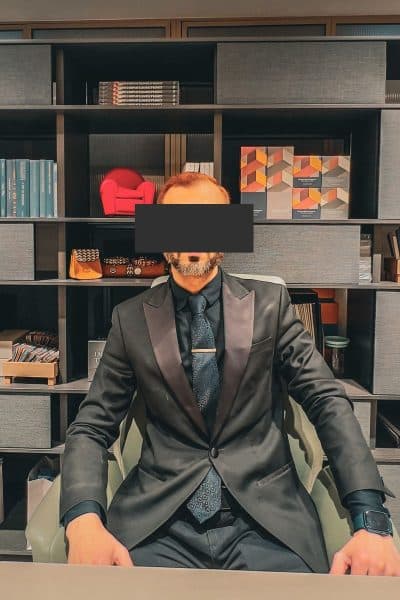 An image in Zack's male escort portfolio