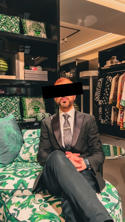 An image in Zack's male escort portfolio