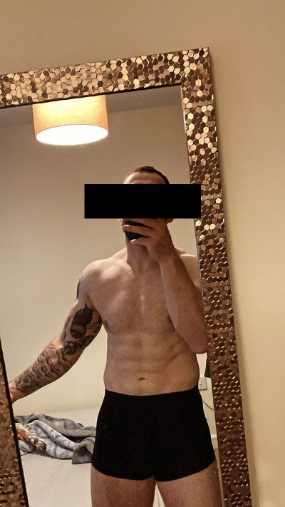 An image in Geo's male escort portfolio