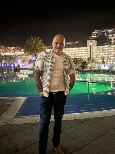 An image in Hugh's male escort portfolio