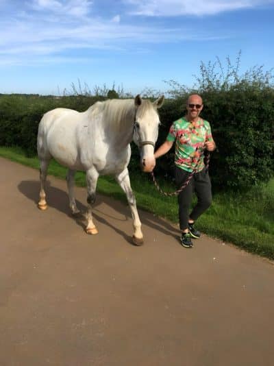 An image in Geo's male escort portfolio