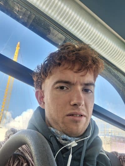 An image in Finlay's male escort portfolio