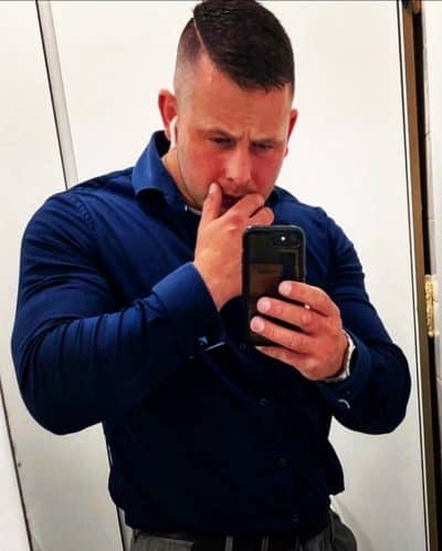 An image in Tyler's male escort portfolio