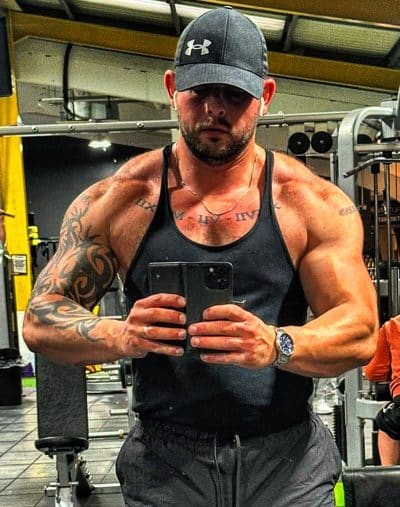 An image in Tyler's male escort portfolio