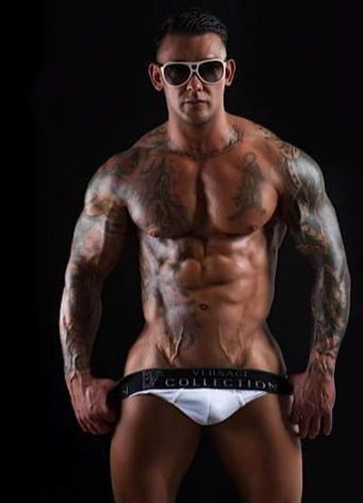 An image in Marcus's male escort portfolio