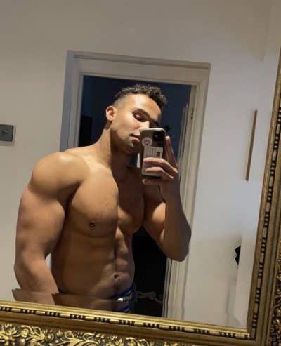An image in Kyle's male escort portfolio