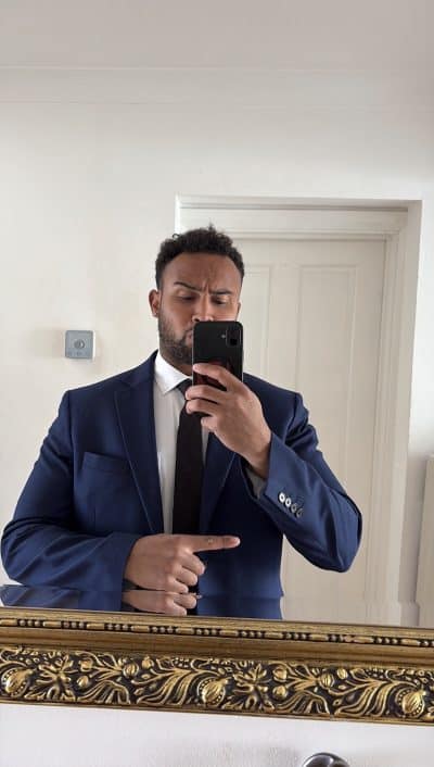 An image in Kyle's male escort portfolio