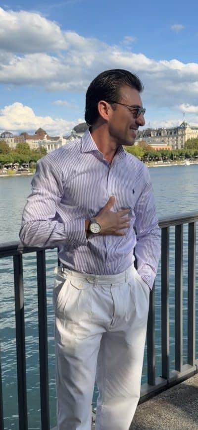An image in Andrew's male escort portfolio