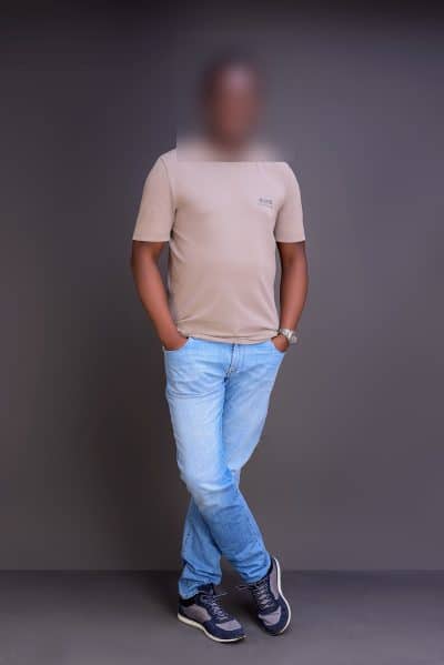 An image in Marcus's male escort portfolio