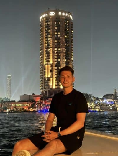 An image in Nathan's male escort portfolio