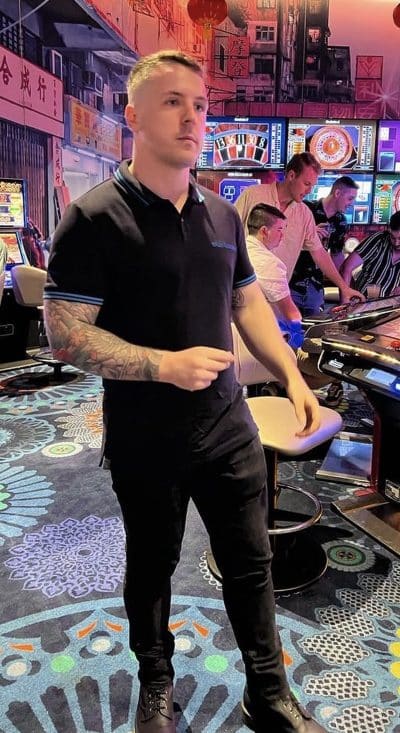 An image in Sam's male escort portfolio